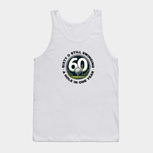 Golf-Themed 60th Birthday Celebration Tank Top